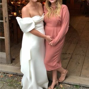 ASOS Mauve midi dress. Wore once to a wedding